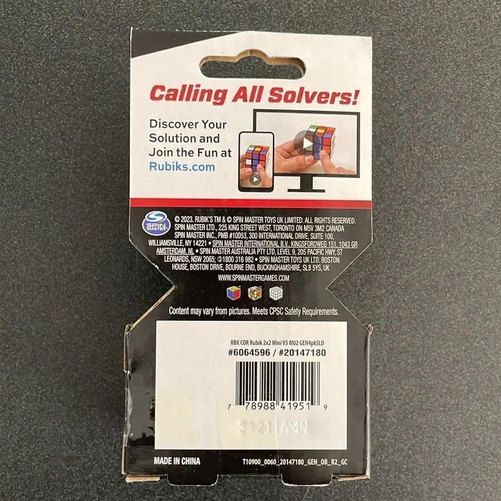 HASBRO GAMING RUBIK'S MINI CUBE 2X2